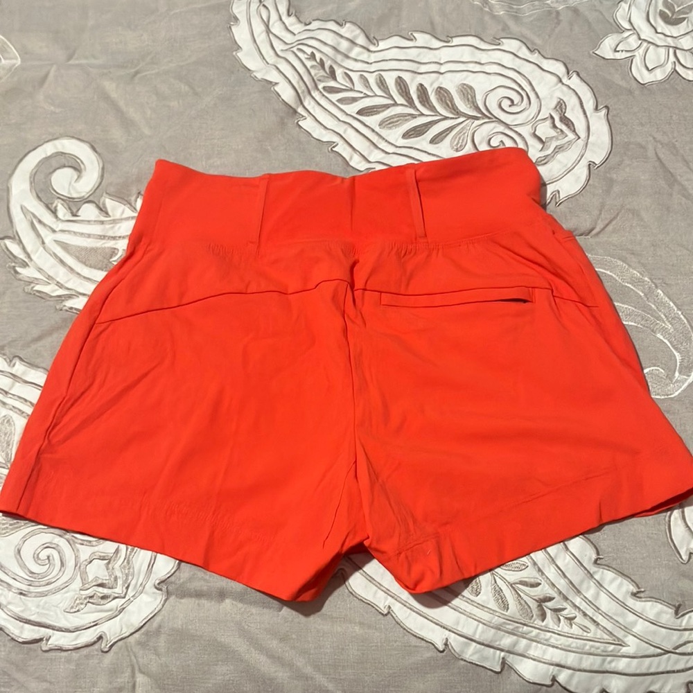 Bright orange athleta Trekkie North Short
